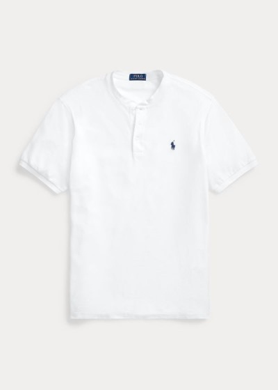 Pánské Henley Polo Ralph Lauren Featherweight Mesh - 14287-FQZW